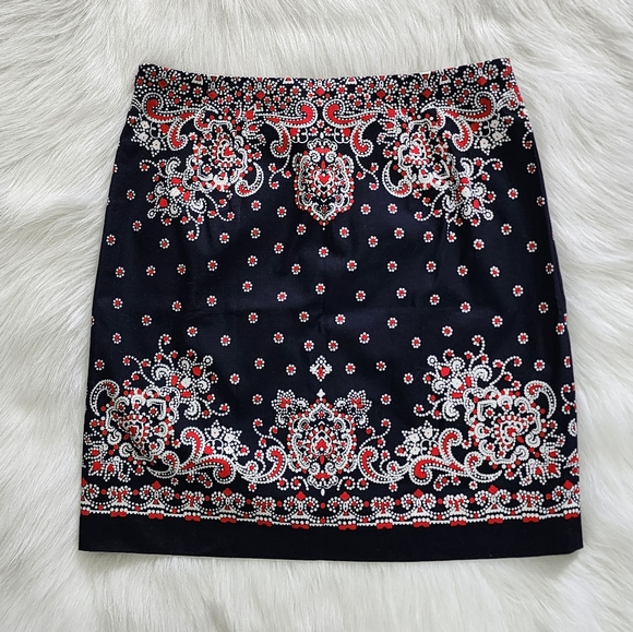 Talbots Bandana Dot Patten Skirt NWT - Picture 11 of 11